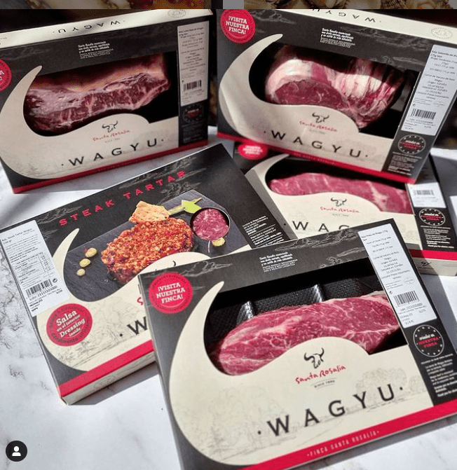 Carne de Wagyu colaboracion con Hermanos de Morro fino