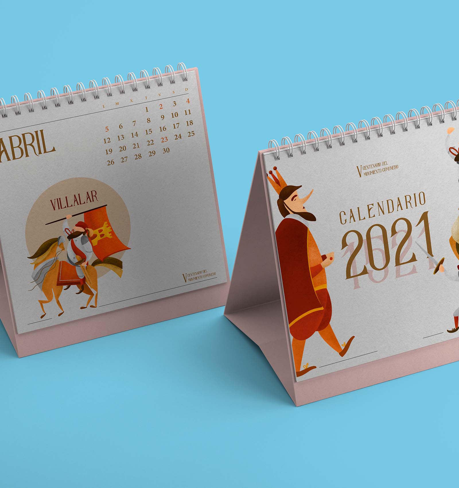 Calendario anual diseñado por Markniac